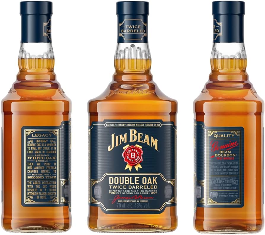 Jim Beam Double Oak Twice Barreled 43% Vol. 0,7l
