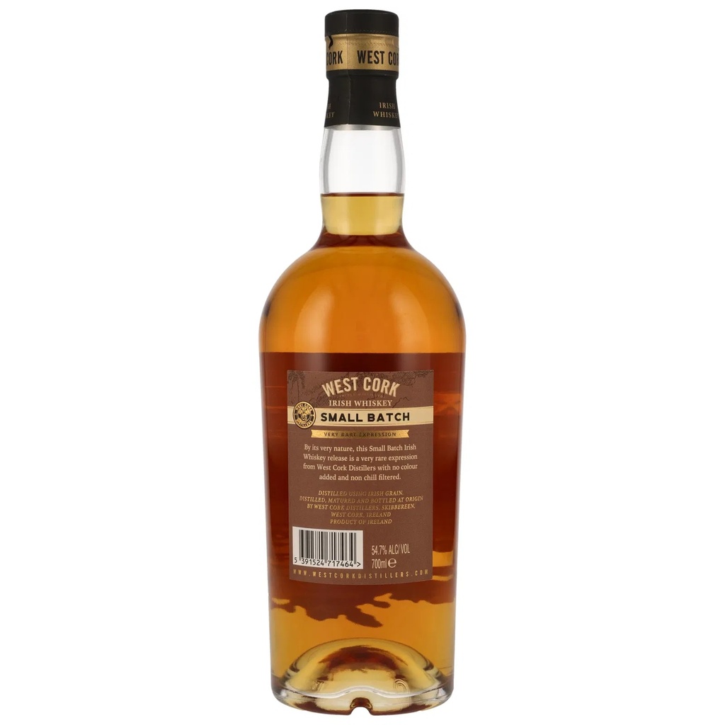 West Cork Small Batch Rum Finish Very Rare Expression 54,7% Vol. 0,7l 