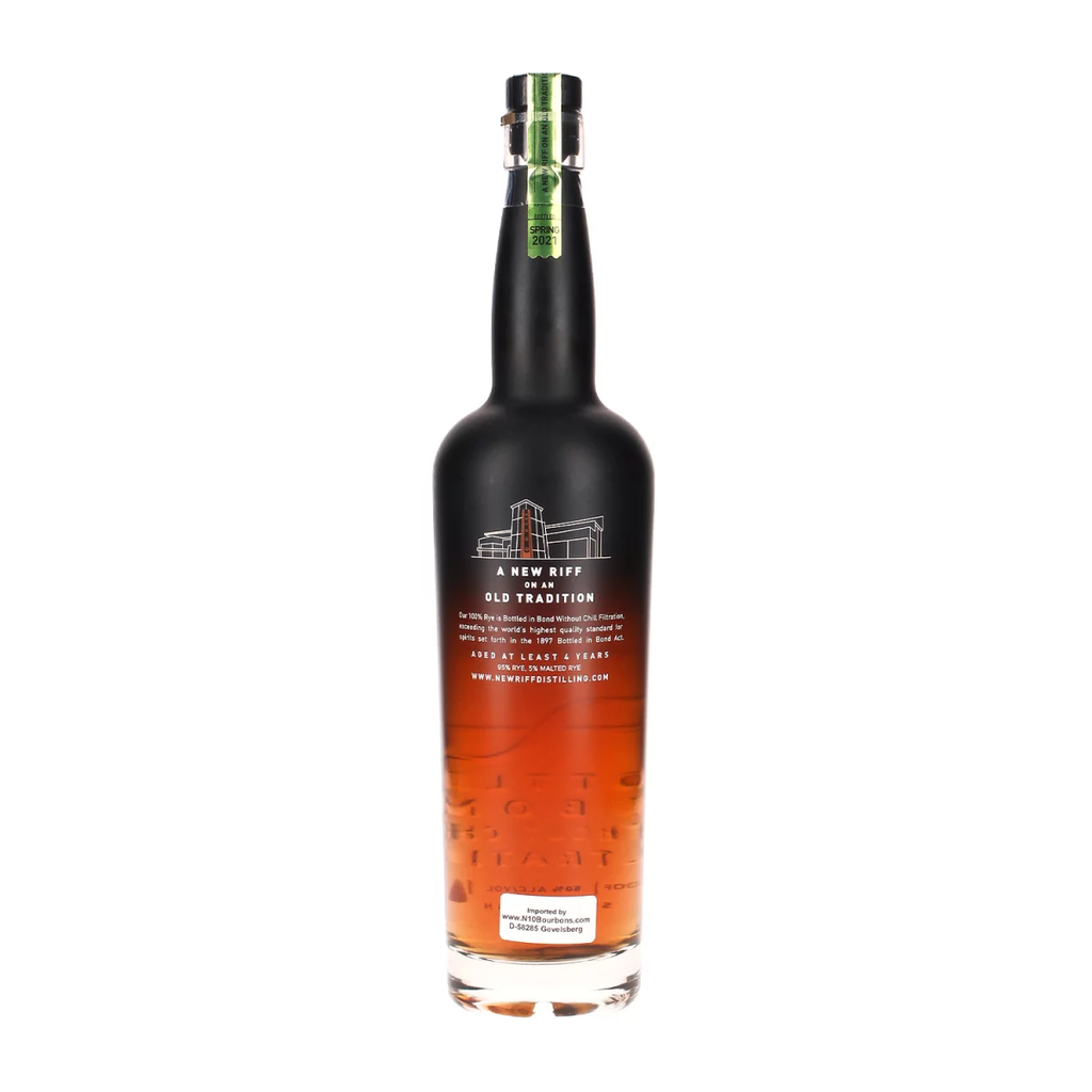 New Riff Kentucky Straight Rye Whiskey - Sour Mash - 100 Proof 50.0% Vol. 0,7l