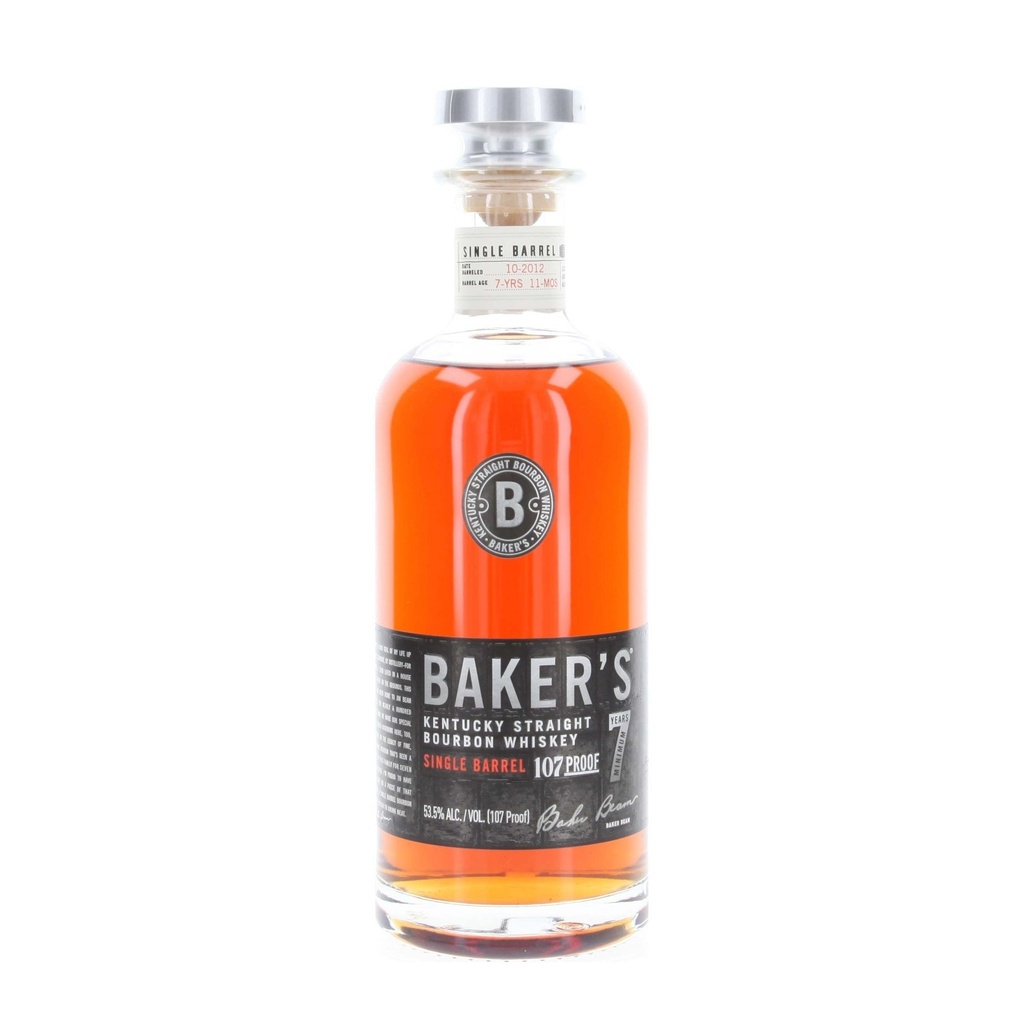 Baker's 7 Years Old Kentucky Straight Bourbon Whiskey 53,5% Vol. 0,7l 