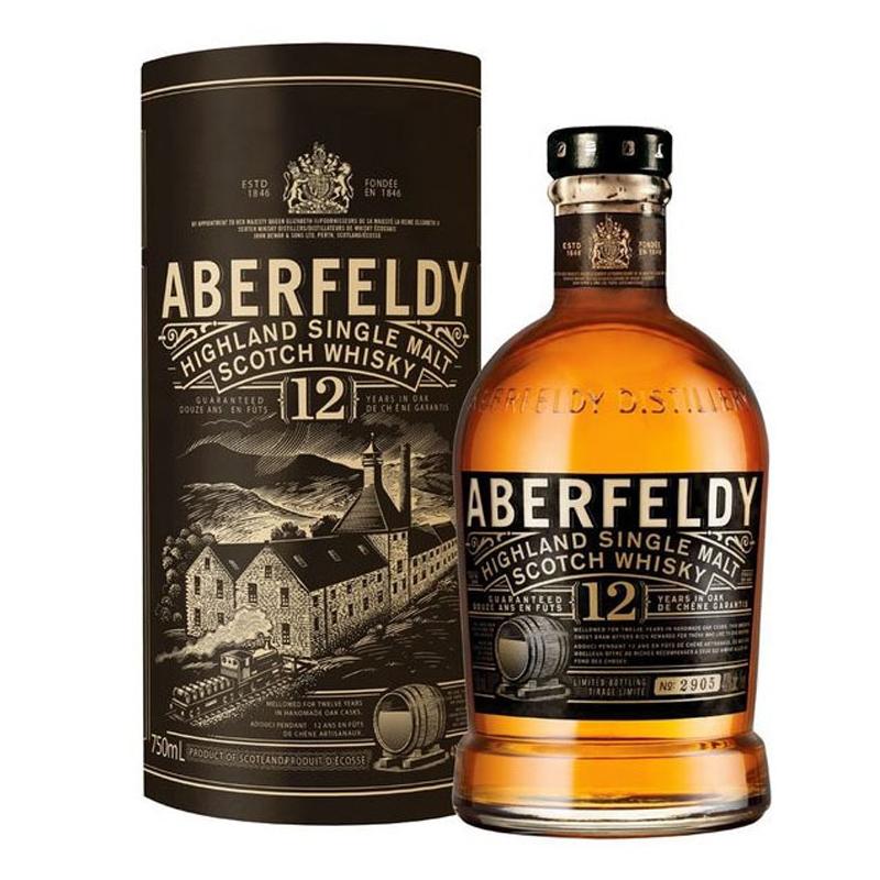 Aberfeldy 12 Years Old Highland Single Malt Scotch Whisky