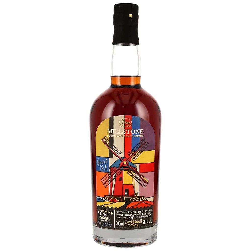 Millstone 6 Years Old - 2018/2025 - Zuidam - Dutch Windmills Collection No. 3 - Cask #18B251 - First Fill Oloroso Sherry Butt - Dutch Single Malt Whisky 54,1% Vol. 0,7l
