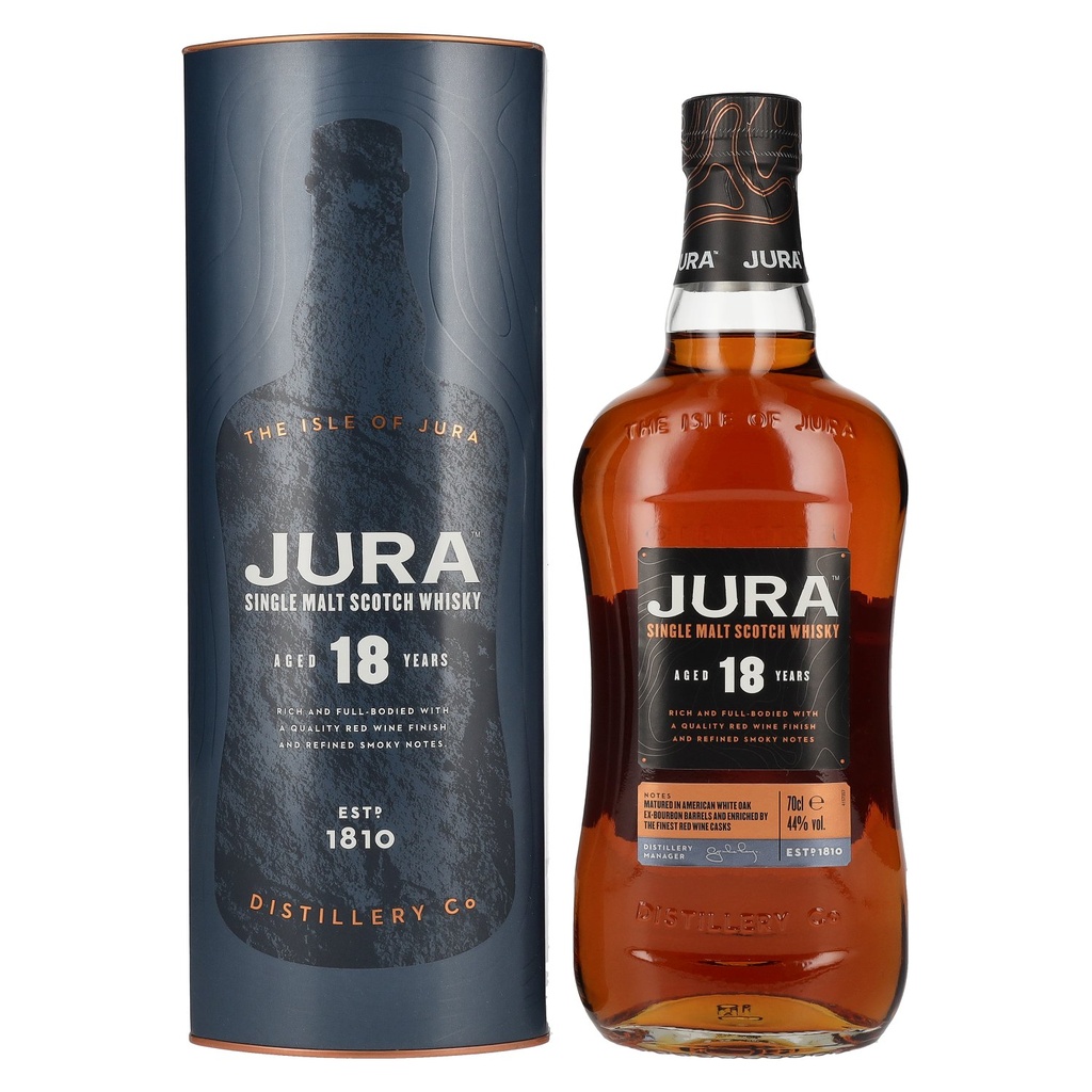 Jura 18 Years Old Single Malt Scotch Whisky 44% Vol. 0,7l