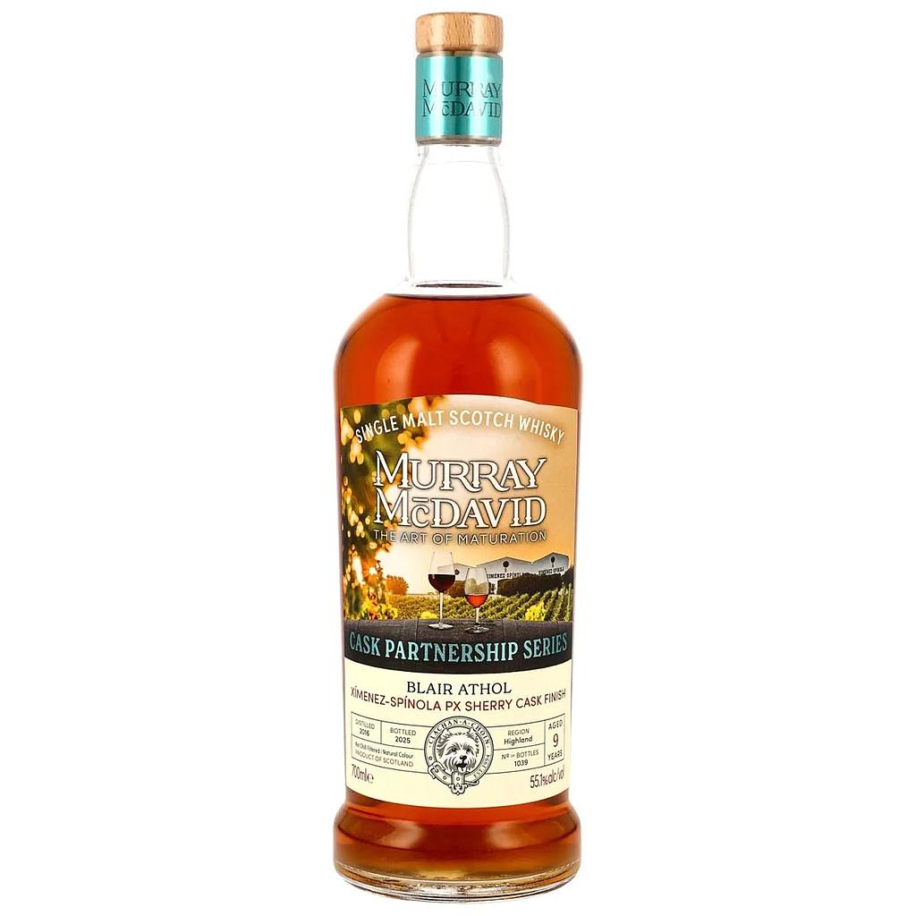 Murray McDavid 9 Years Old - 2016/2025 - Blair Athol - Cask Partnership Series - Xímenez-Spínola PX Sherry Cask Finish - 55,1% Vol. 0,7l