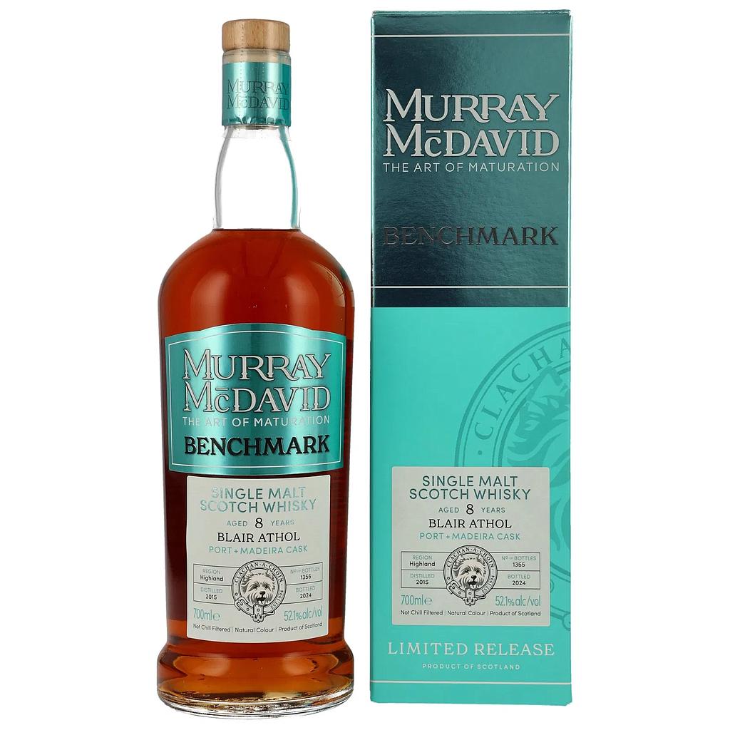 Murray McDavid 8 Years Old - 2015/2024 - Blair Athol - Benchmark  Series - Port & Madeira Cask 52,1% Vol. 0,7l 