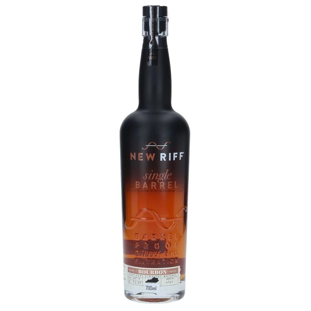 New Riff Single Barrel - Barrel No. 7924 - 105,7 Proof - Sour Mash - Kentucky Straight Bourbon Whiskey 52,85% Vol. 0,7l