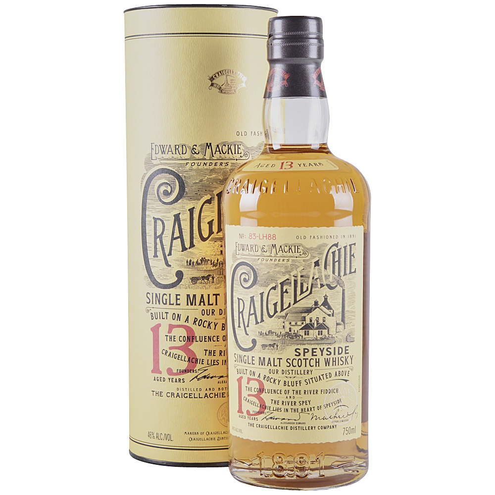 Craigellachie 13 Years Old Speyside Single Malt 46% Vol. 0,7l