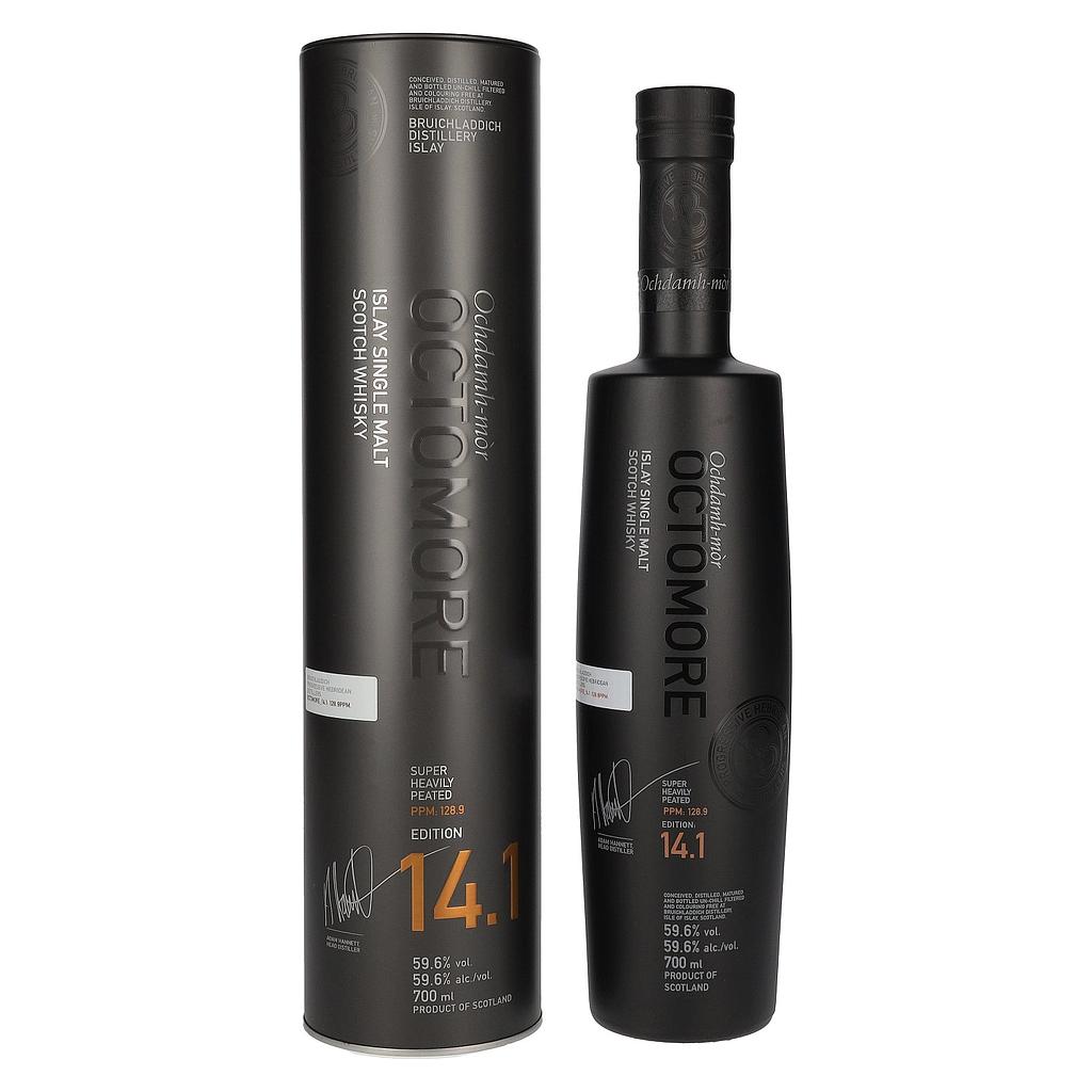 Octomore EDITION: 14.1 Super Heavily Peated Islay Single Malt 59,6% Vol. 0,7l