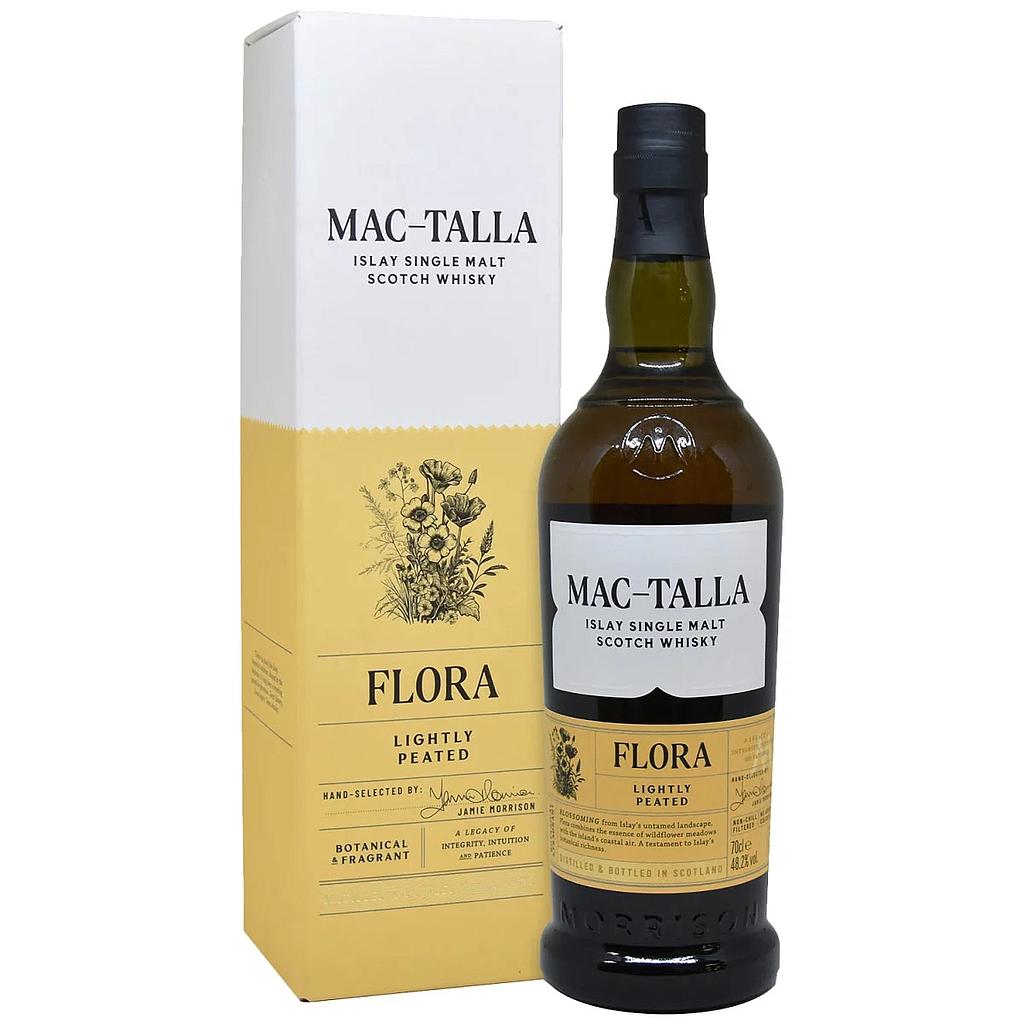Mac-Talla Flora - Lightly Peated - Islay Single Malt Scotch Whisky 48,2% Vol. 0,7l