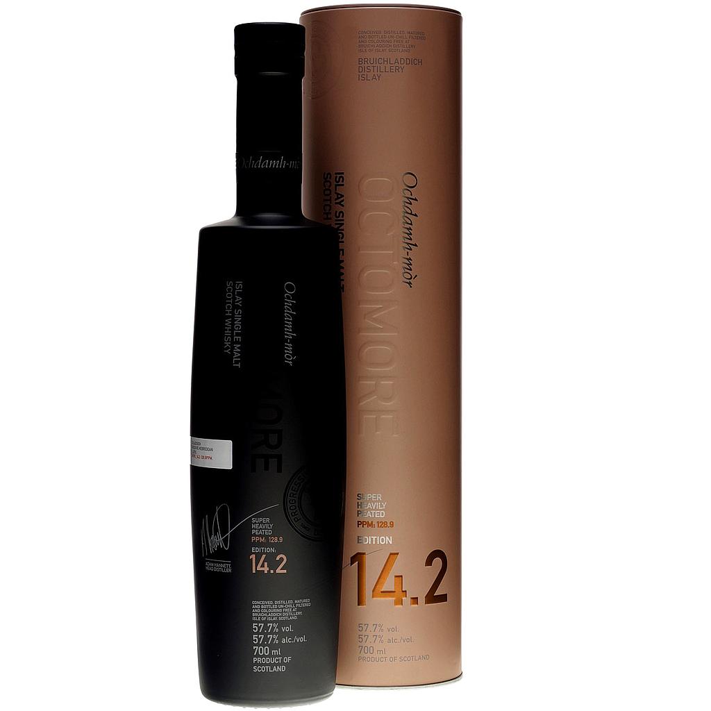 Octomore EDITION: 14.2 Super Heavily Peated Islay Single Malt 57,7% Vol. 0,7l