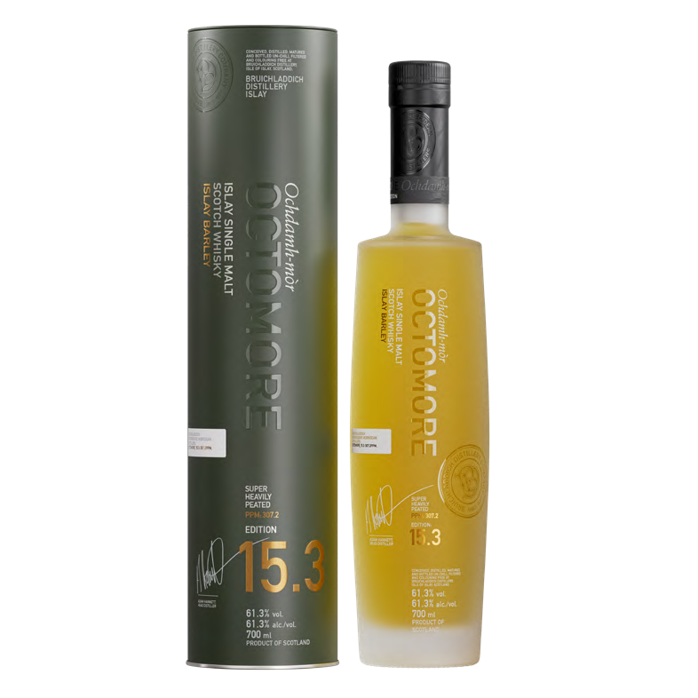 Octomore EDITION: 15.3 Super Heavily Peated Islay Single Malt 61,3% Vol. 0,7l