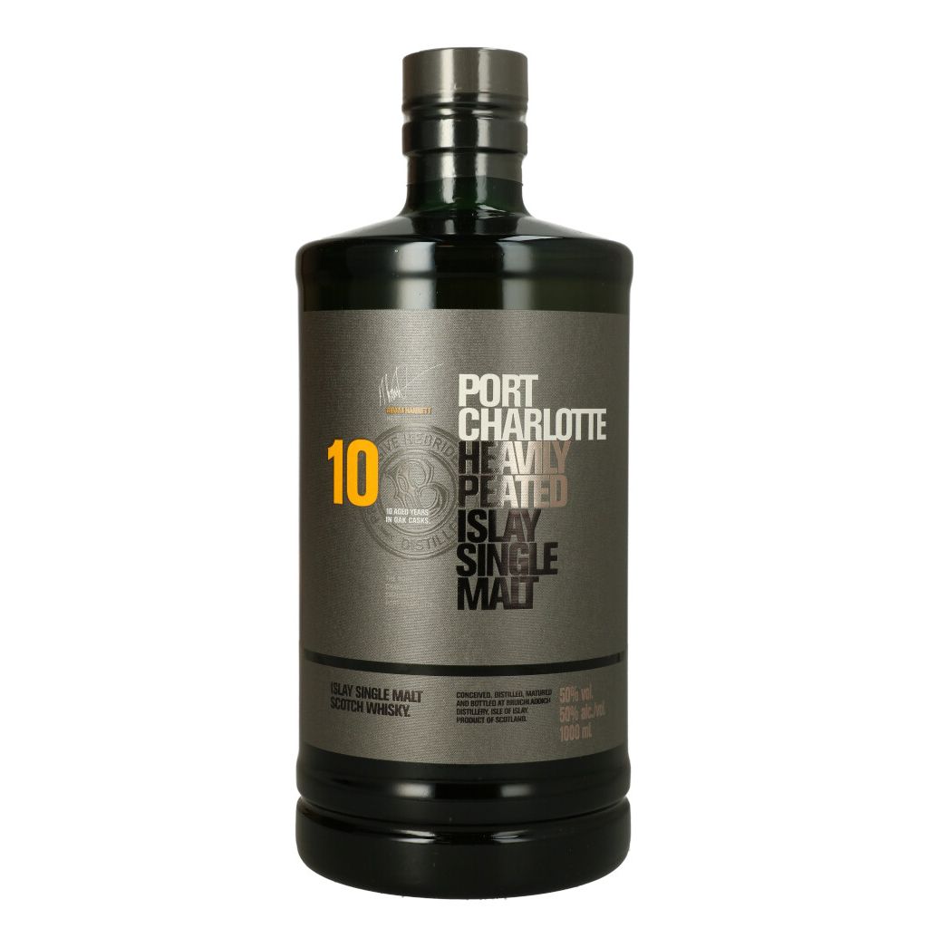 Port Charlotte 10 Years Old Heavily Peated Islay Single Malt 50% Vol. 0,7l