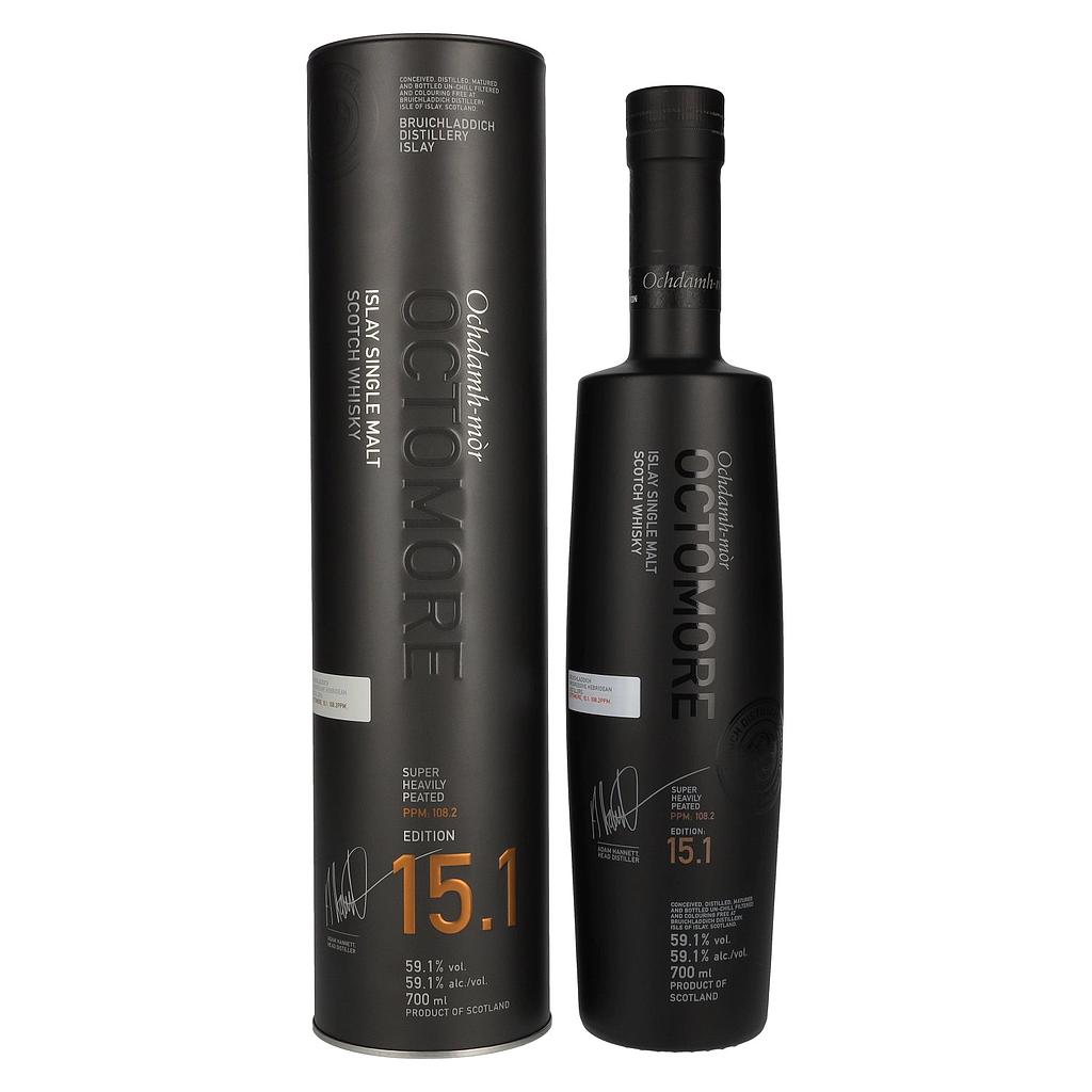 Octomore EDITION: 15.1 Super Heavily Peated Islay Single Malt 59,1% Vol. 0,7l