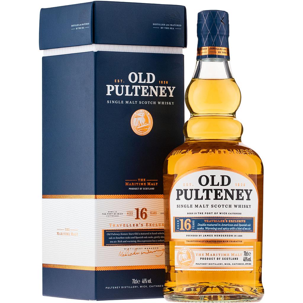 Old Pulteney 16 Years Old Single Malt TRAVELLER'S EXCLUSIVE 46% Vol. 0,7l