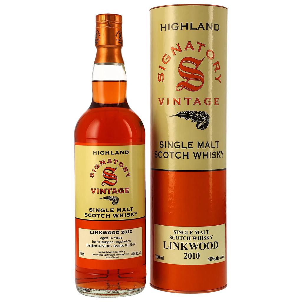 Signatory Vintage - Linkwood 14 Years Old 2010/2024 1st Fill Bolgheri Hogsheads Single Malt Whisky 46% Vol. 0,7l