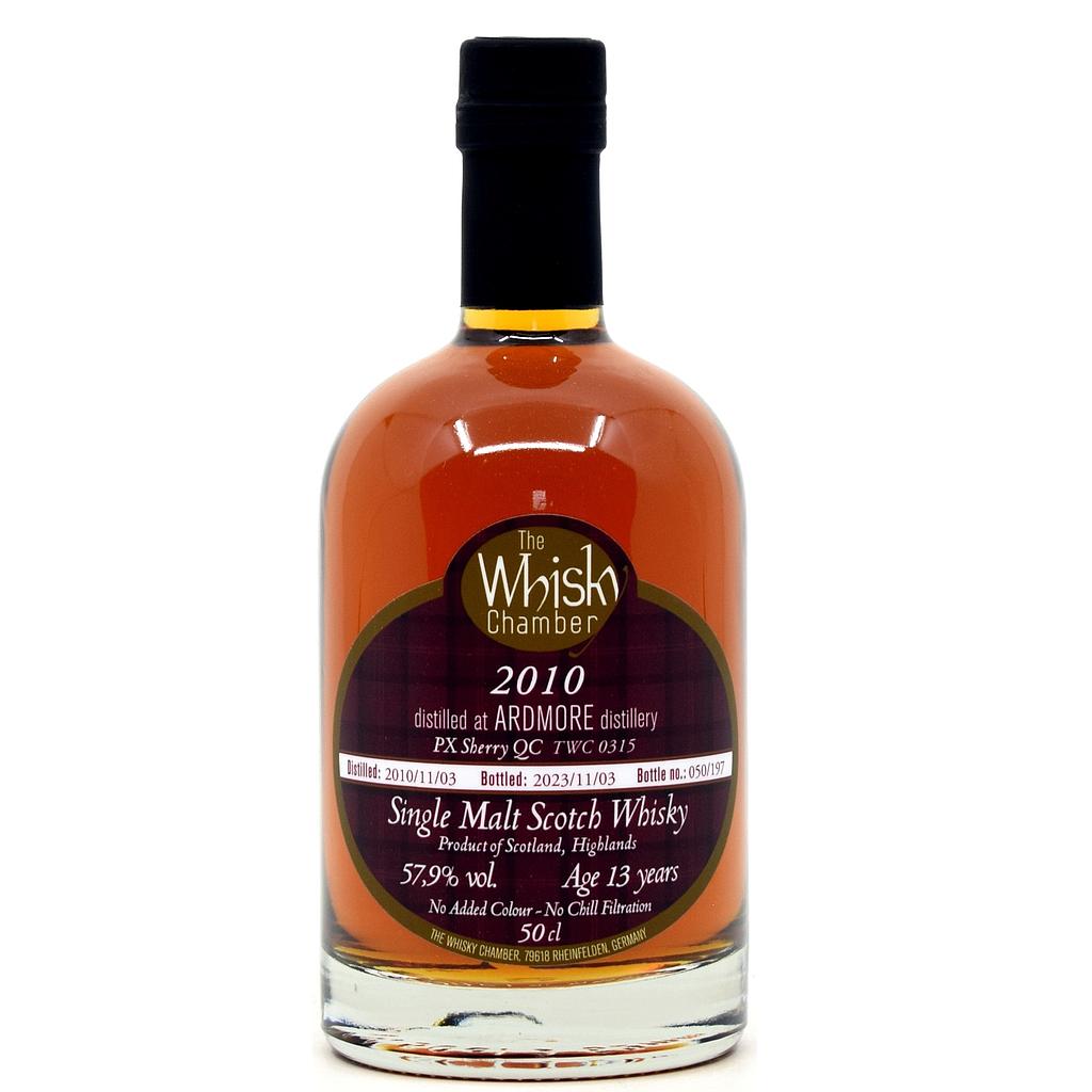 The Whisky Chamber Ardmore 13 Jahre 2010/2023 PX Sherry Cask 57,9% vol. 0,5l