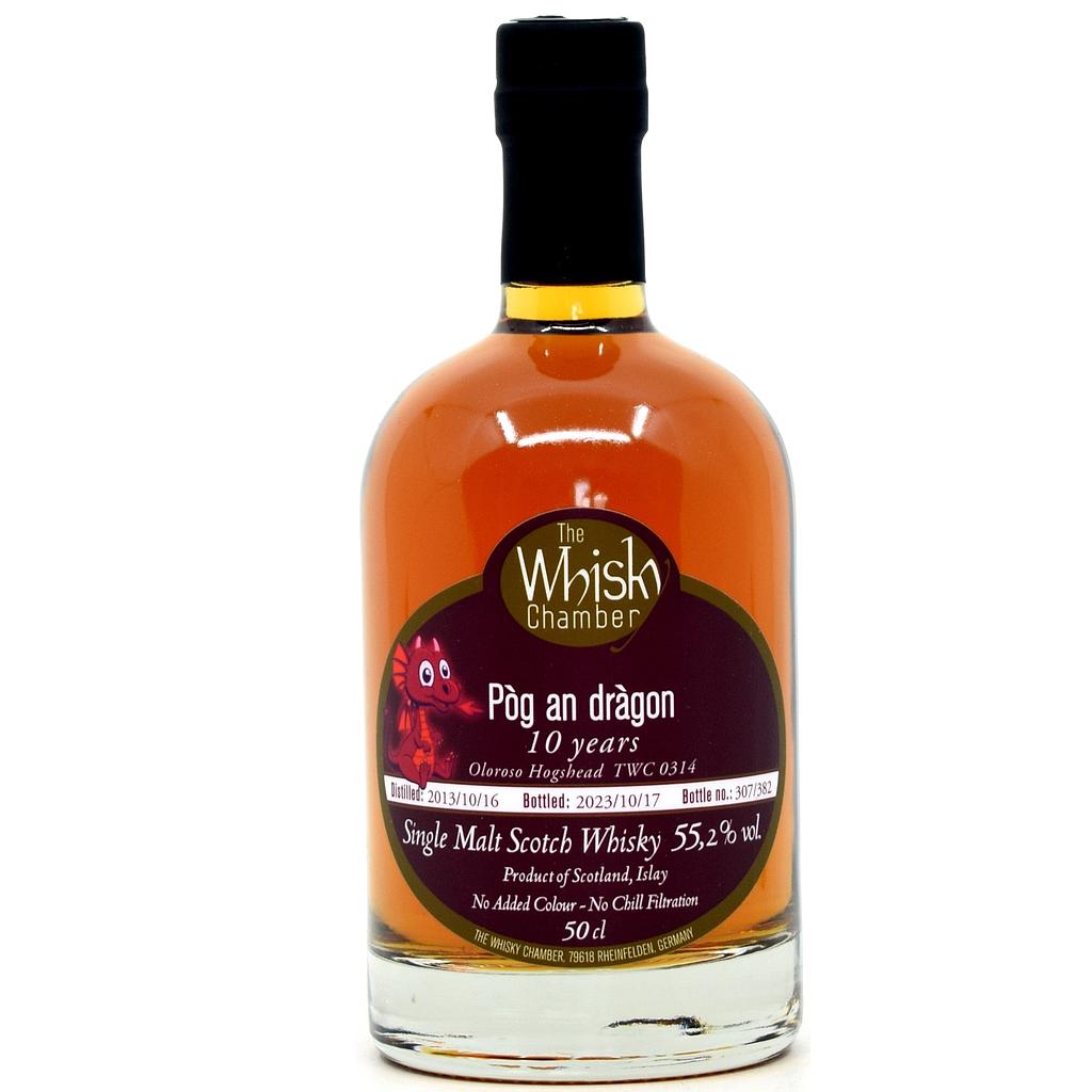 The Whisky Chamber Pòg an dràgon (Staoisha) 2014/2025 Ruby Port Cask 56,7% vol. 0,5l