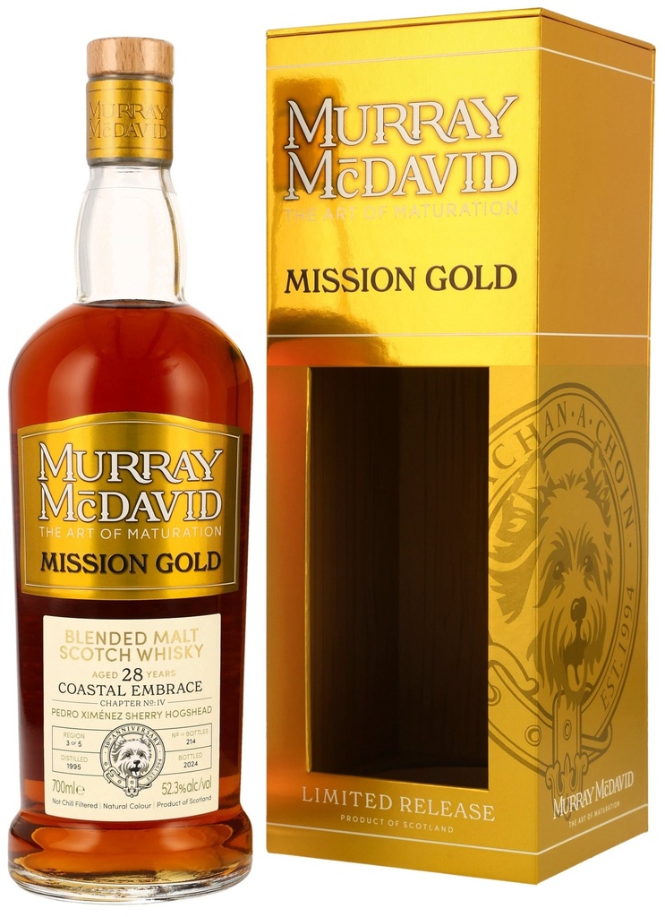 Murray McDavid 28 Jahre - 1995 - Costal Embrace Chapter No. 4 - Cask #180020 - Blended Malt Scotch Whisky 52,3% Vol. 0,7l