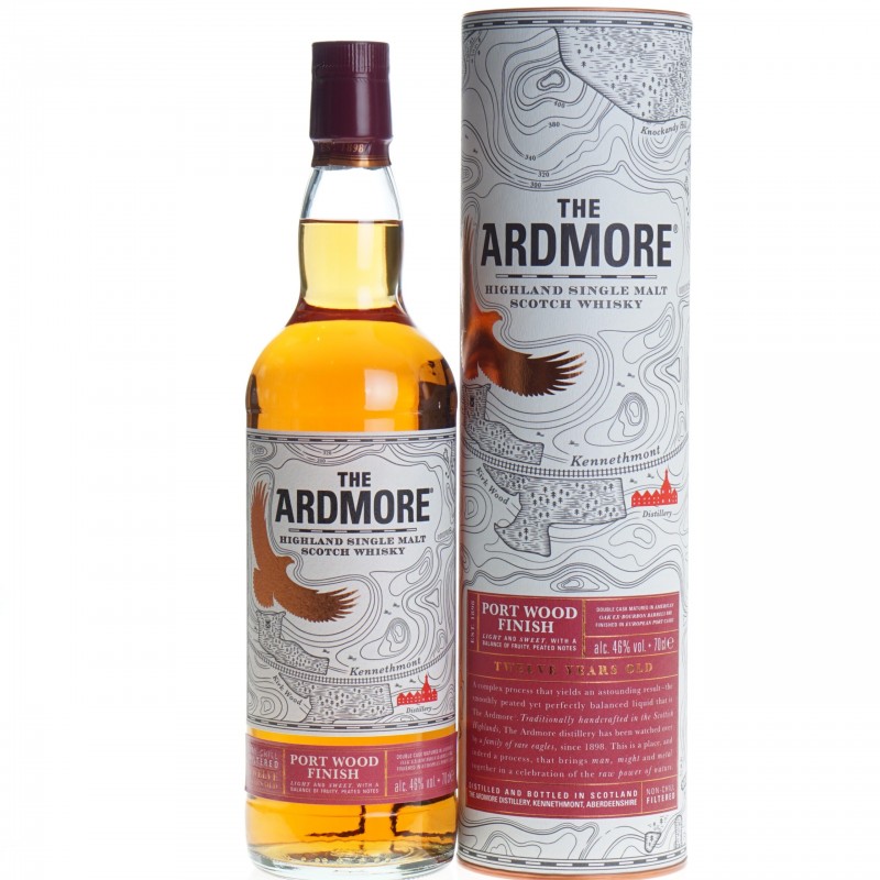 The Ardmore 12 Years Old PORT WOOD FINISH 46% Vol. 0,7l 