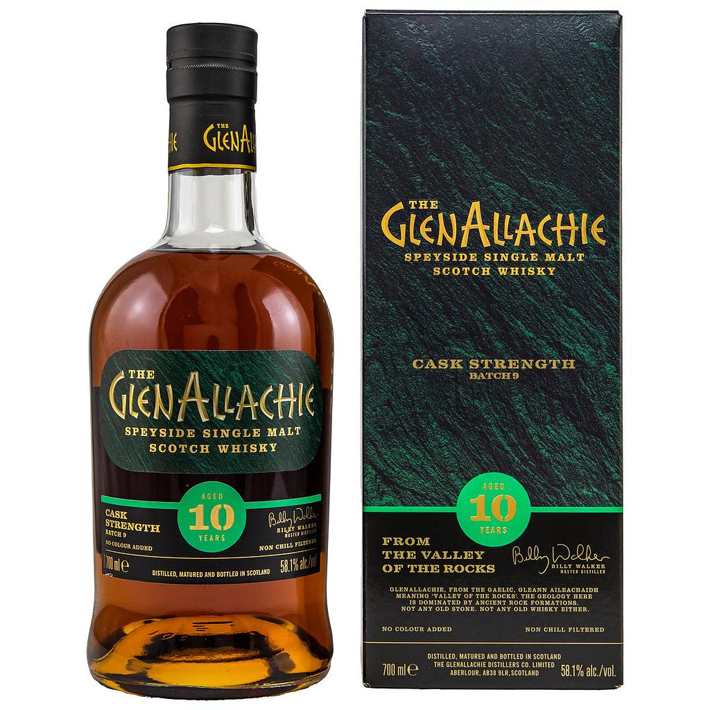 The GlenAllachie 10 Years Old CASK STRENGTH Batch 09 58,1% Vol. 0,7l 