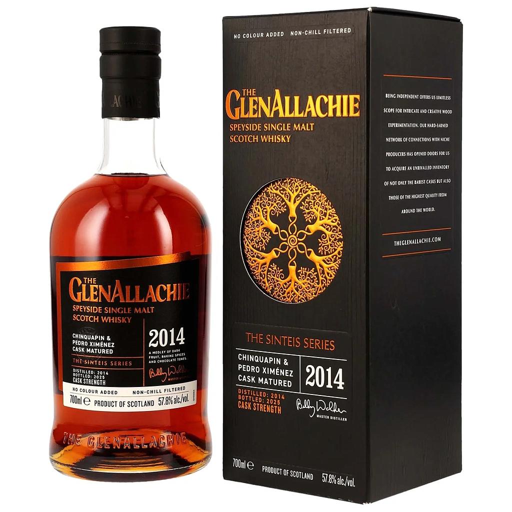 The GlenAllachie 2014/2025 - Chinquapin & PX Casks - Sinteis Series Part I 57,8% Vol. 0,7l
