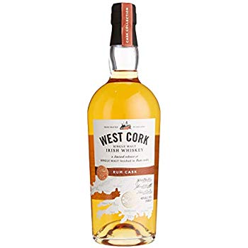 West Cork Single Malt Irish Whiskey Rum Cask Finish 46% Vol. 0,7 l