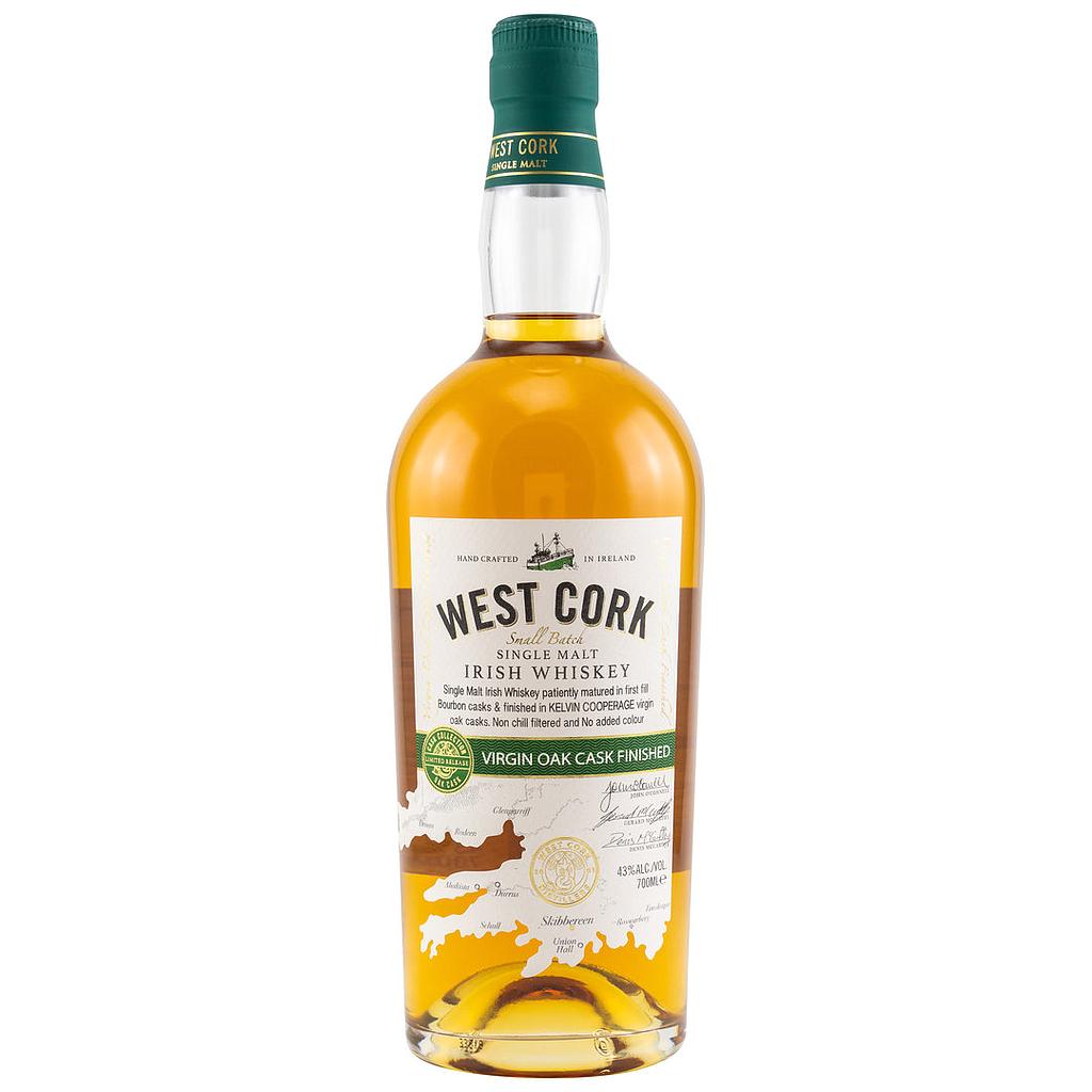 West Cork Single Malt Irish Whiskey VIRGIN OAK CASK FINISHED