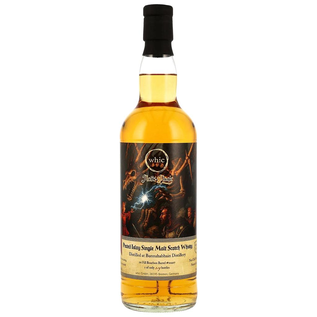 whic Malts & Magic Quest No. 1 - Bunnahabhain Staoisha 2014/2025 - 10 Years Old 1st Fill Bourbon Barrel #10207 56,9% Vol. 0,7l