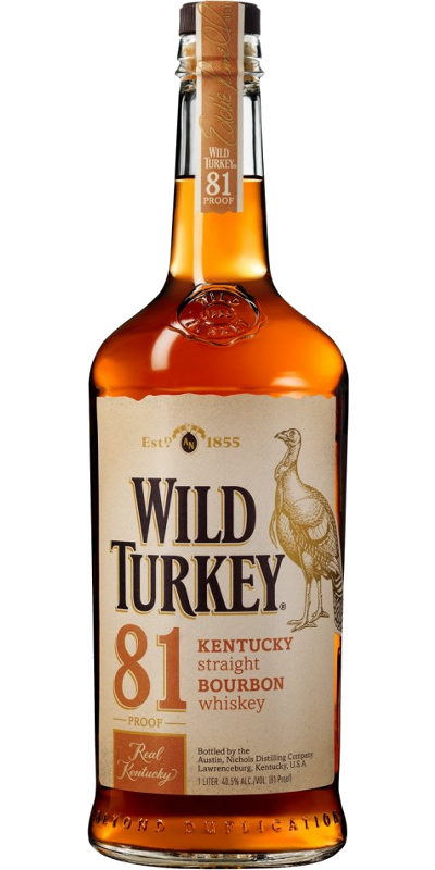 Wild Turkey 81 Kentucky Straight BOURBON Whiskey 40,5% Vol. 0,7l