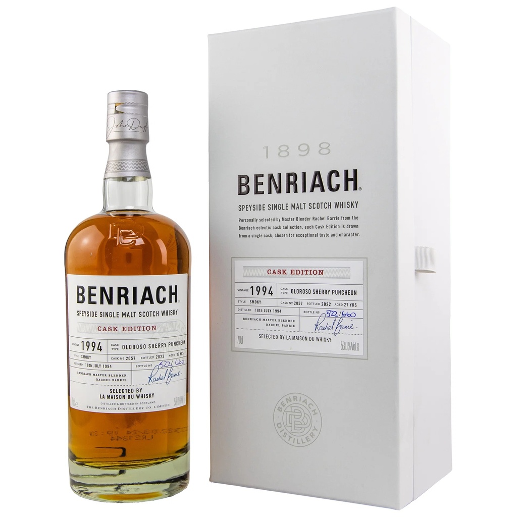 Benriach Cask Edition aus 1994 - 27 years old