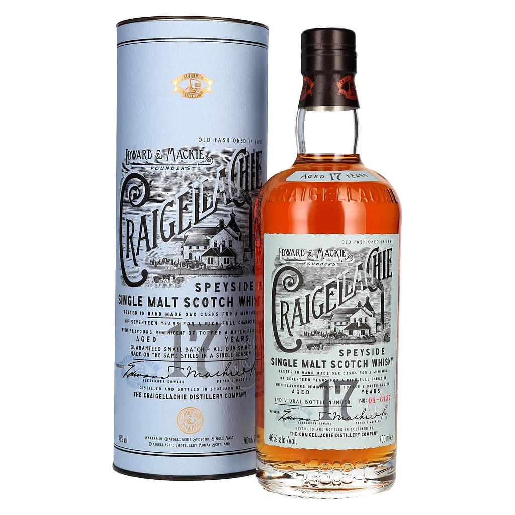 Craigellachie 17 Years Old Speyside Single Malt 46% Vol. 0,7l