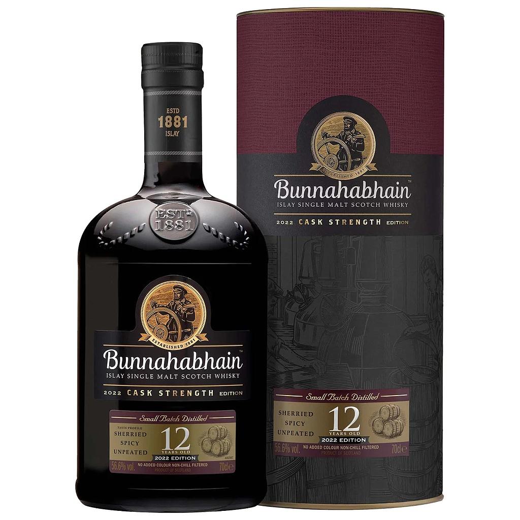 Bunnahabhain 12 Years Old - Cask Strength - 2022 Edition - Islay Single Malt Scotch Whisky 56,6% Vol. 0,7l