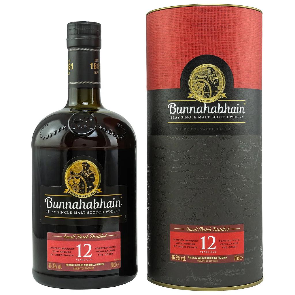 Bunnahabhain 12 Years Old Islay Single Malt Scotch Whisky 46,3% Vol. 0,7l