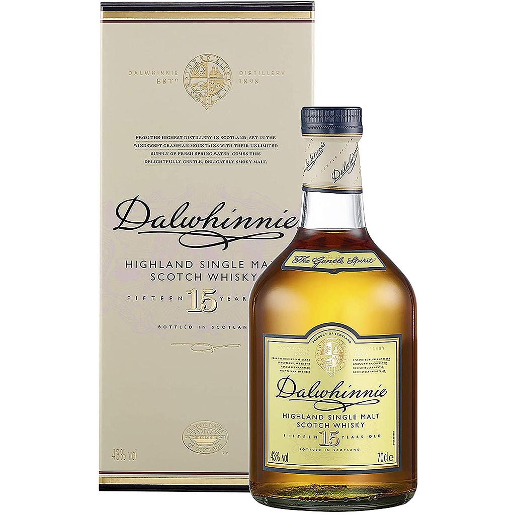 Dalwhinnie 15 Years Old Highland Single Malt Scotch Whisky 43% Vol. 0,7l 