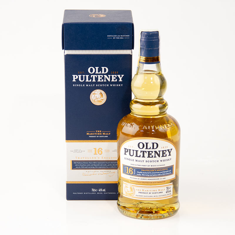 Old Pulteney 16 Years Old Single Malt TRAVELLER'S EXCLUSIVE 46% Vol. 0,7l