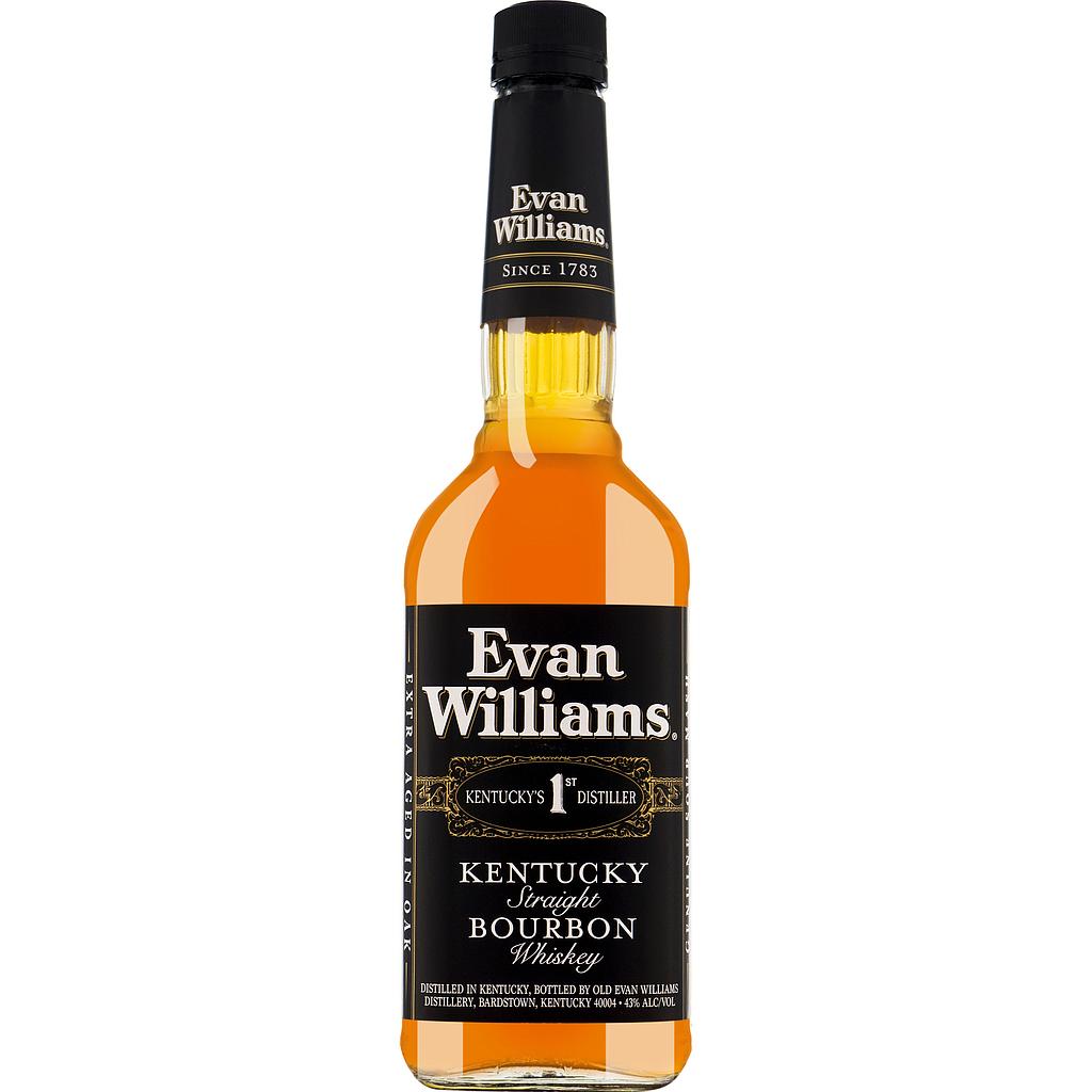 Evan Williams Kentucky Straight Bourbon Whiskey Black Label 43% Vol. 0,7l