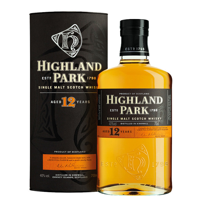 Highland Park 12 Years Old Single Malt Scotch Whisky 