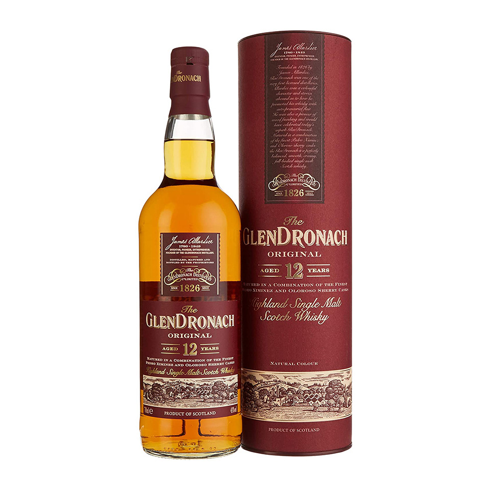 Glendronach 12 YO Original Whisky 43% vol. 0,70l 