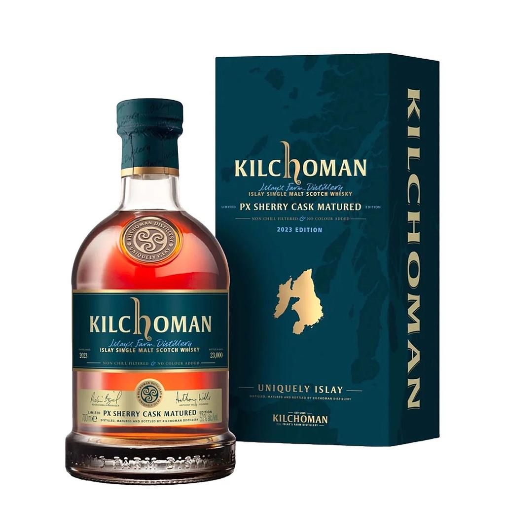 Kilchoman PX Sherry Cask Matured Islay Single Malt Scotch Whisky 2023 50% Vol. 0,7l