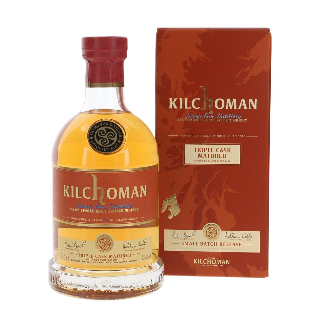 Kilchoman Triple Cask Islay Single Malt Scotch Whisky SMALL BATCH 47,1% Vol. 0,7l