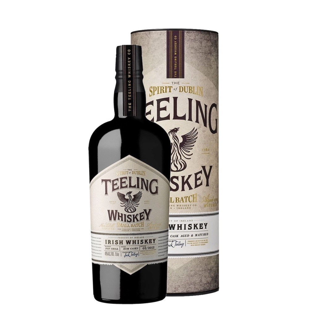 Teeling Whiskey SMALL BATCH Irish Whiskey Rum Cask Finish 46% Vol. 0,7l