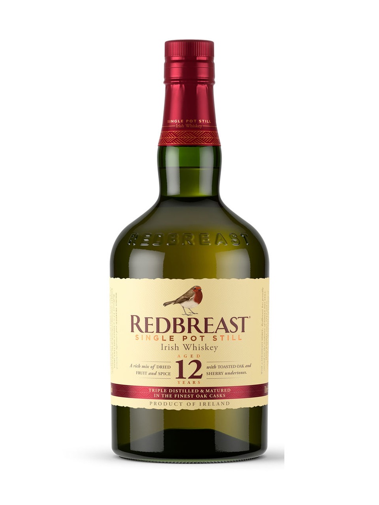Redbreast 12 Years Old Single Pot Still Irish Whiskey