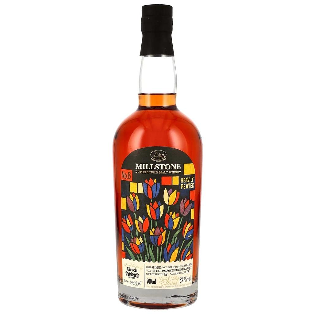 Millstone 5 Years Old - 2020/2025 - Zuidam - Dutch Tulip Collection No. 6 - Cask #20886+20875 - First Fill Amarone Red Wine Barriques - Dutch Single Malt Whisky 53,7% Vol. 0,7 l