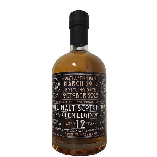 [P0001114] North Star Spirits - Glen Elgin 2013/2025 - 12 Years Old - Ruby Port Octave Finish - Budapest Whisky Society 52% Vol. 0,7l