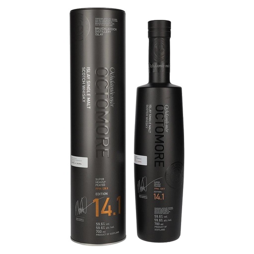 [P0001116] Octomore EDITION: 14.1 Super Heavily Peated Islay Single Malt 59,6% Vol. 0,7l