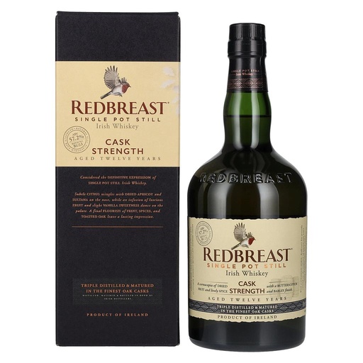 [P0001160] Redbreast 12 Years Old Single Pot Still CASK STRENGTH Batch B1/23 57,2% Vol. 0,7l 