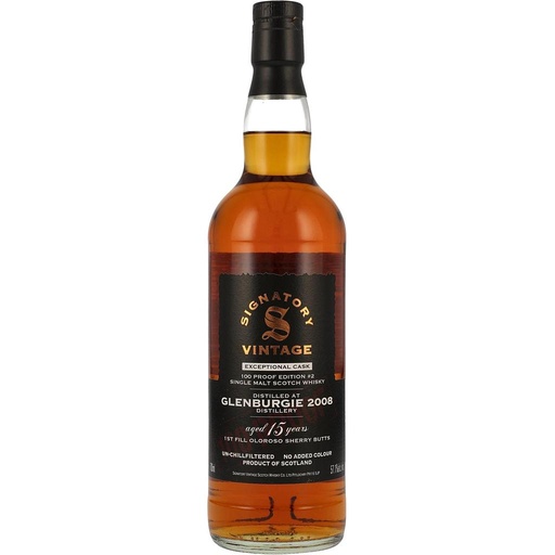 [P0001181] Signatory Vintage Exceptional Cask 100 Proof Edition #2 - Glenburgie 15 Years Old 1st Fill Oloroso Sherry Butts Single Malt Scotch Whisky 57,1% Vol. 0,7l