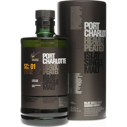 [P0001187] Port Charlotte SC:01 Heavily Peated Islay Single Malt 2012 55,2% Vol. 0,7l