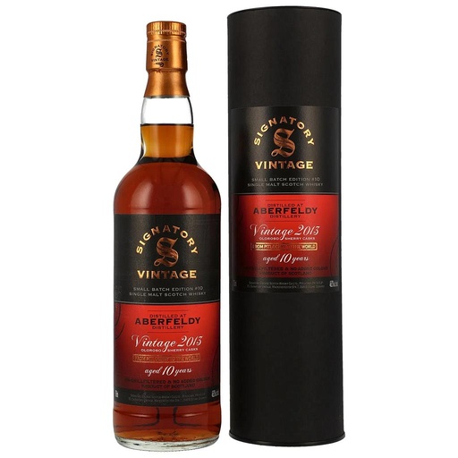[P0001250] Signatory Vintage Small Batch Edition #10 - Aberfeldy 10 Years Old 2013/2024 Oloroso Sherry Casks Single Malt 48,2% Vol. 0,7l