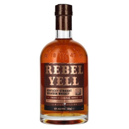 [P0001290] Rebel Yell Bourbon Whiskey Cognac Barrel Finish 45% Vol. 0,7l